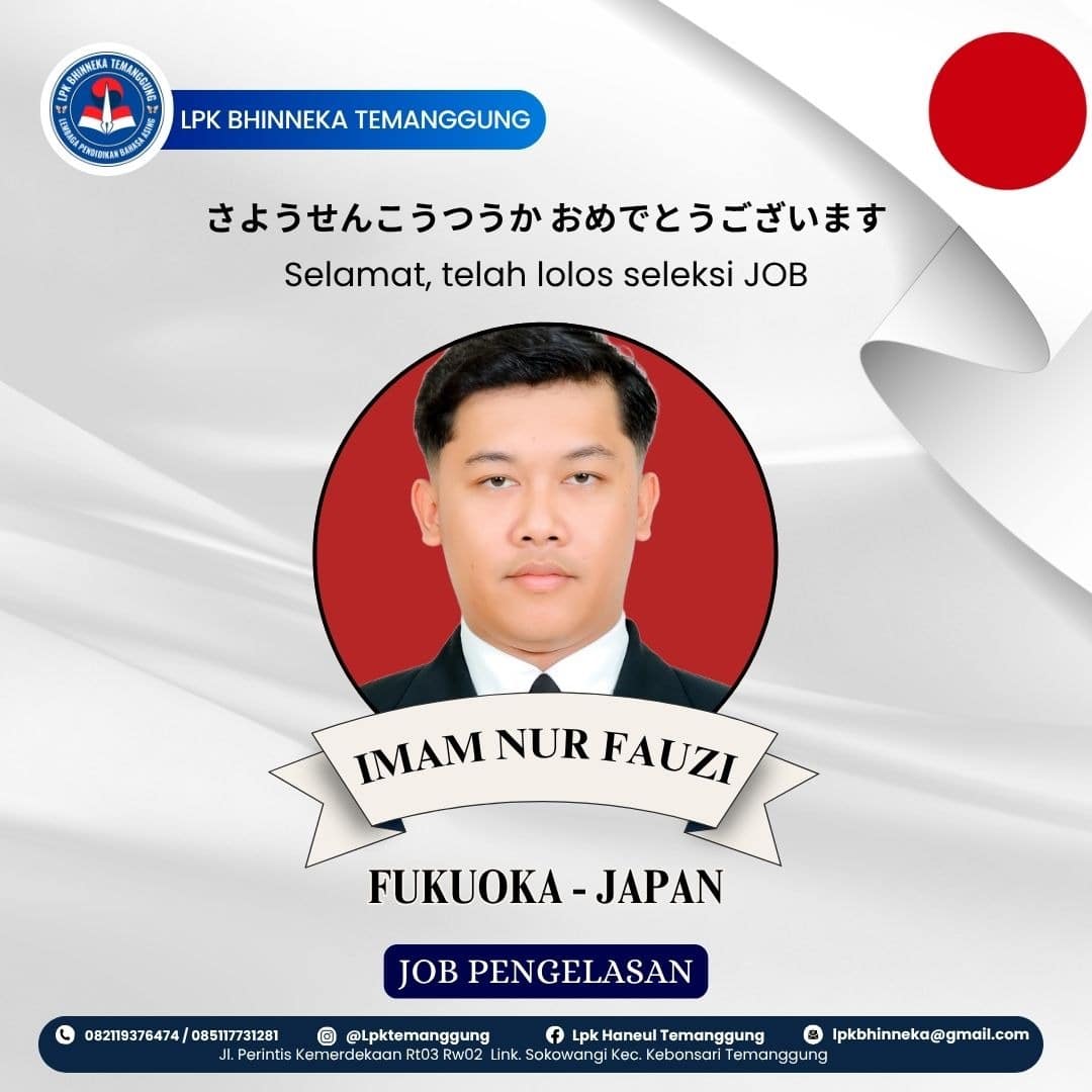 Imam Nur Fauzi - Jepang